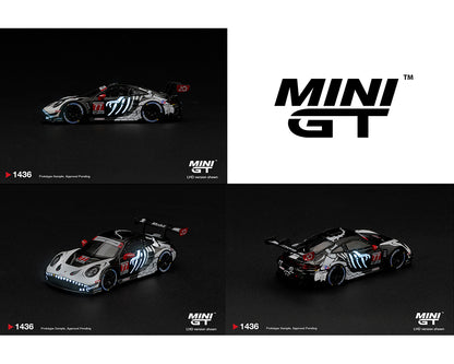 Mini GT Porsche 911 GT3 R #77 AO Racing Skeleton Rexy