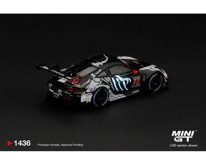 Mini GT Porsche 911 GT3 R #77 AO Racing Skeleton Rexy