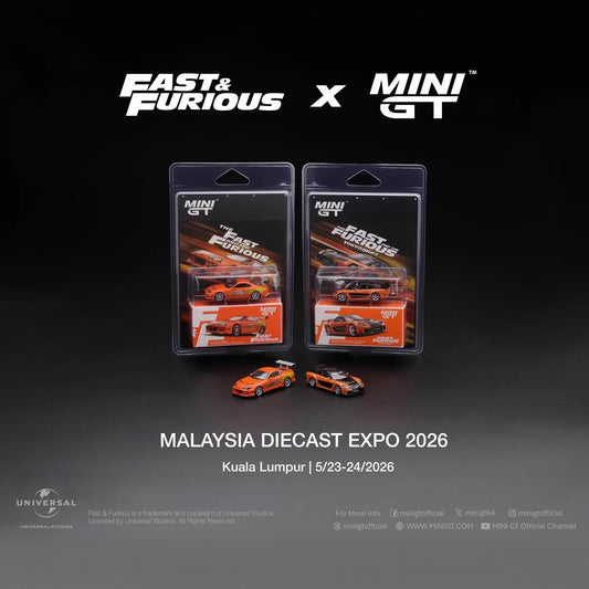 Mini GT 1:64 Fast and Furious Supra and Veilside RX-7 Set of 2 MDX 2026