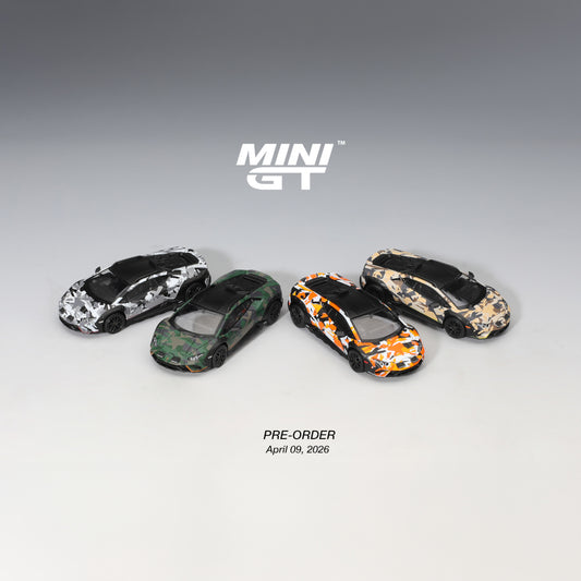 [PRE ORDER] Mini GT 1:64 Lamborghini Huracán Sterrato All Terrain Set of 4 MGTS0026