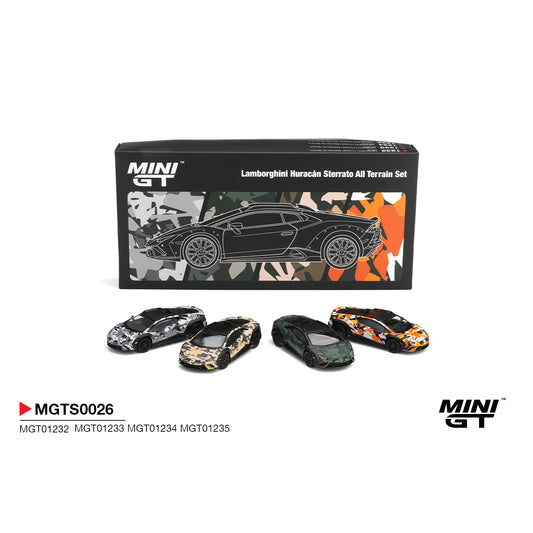 Mini GT 1:64 Lamborghini Huracán Sterrato All Terrain Set of 4