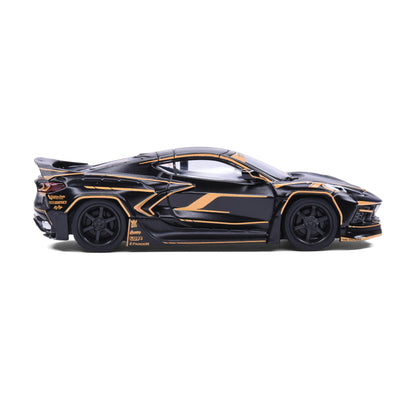 Model Model 1:64 Pandem C8 Coupe Black and Gold Canadian DieCast Expo 2026