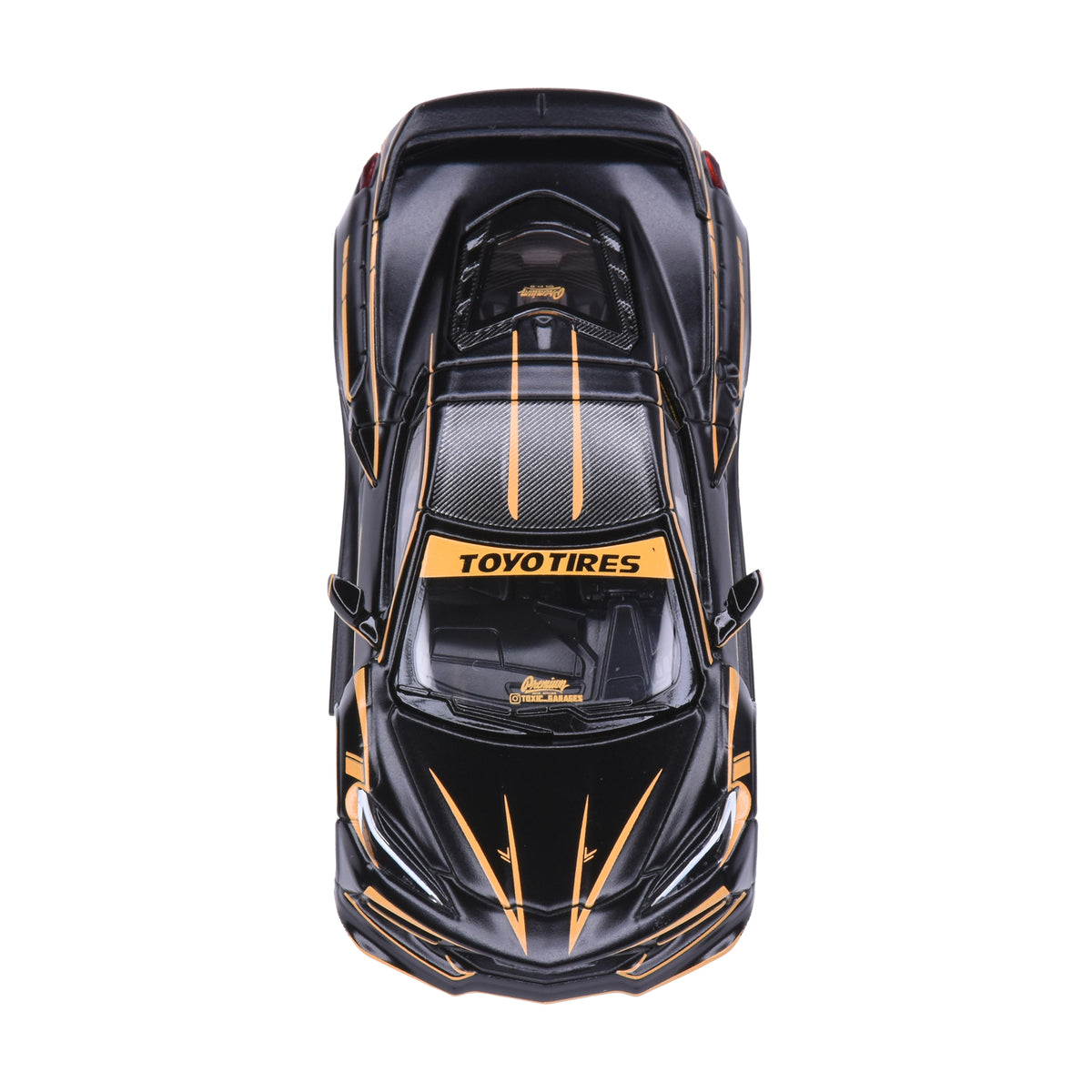 Model Model 1:64 Pandem C8 Coupe Black and Gold Canadian DieCast Expo 2026