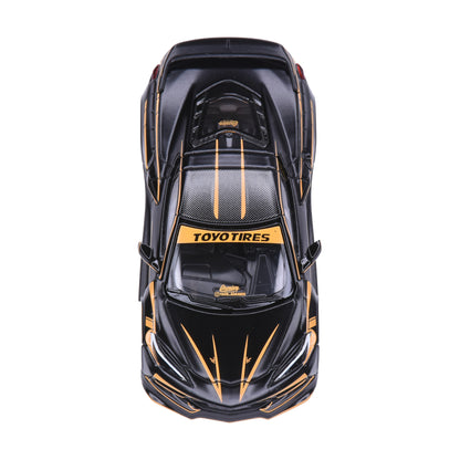 Model Model 1:64 Pandem C8 Coupe Black and Gold Canadian DieCast Expo 2026
