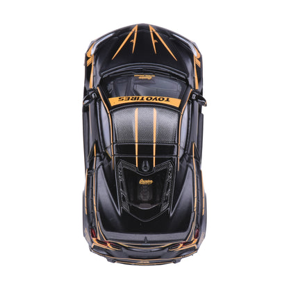 Model Model 1:64 Pandem C8 Coupe Black and Gold Canadian DieCast Expo 2026