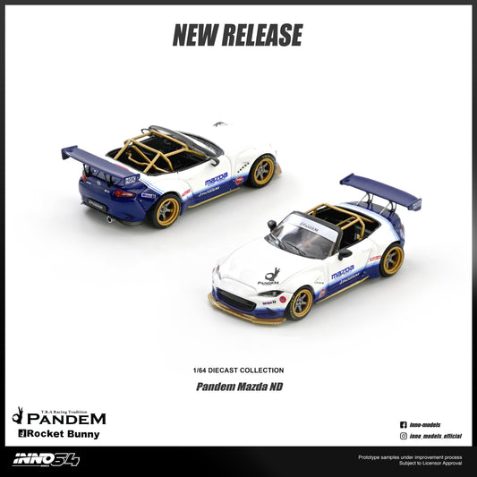 [PRE ORDER] Inno64 1:64 Mazda MX-5 ND Miata Pandem Rocket Bunny v1.0