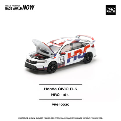 Pop Race 1:64 Honda Civic Type-R FL5 HRC PR640030