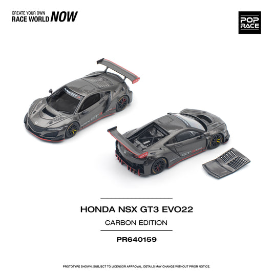 Pop Race 1:64 Honda NSX GT3 EVO22 Carbon Edition PR640159