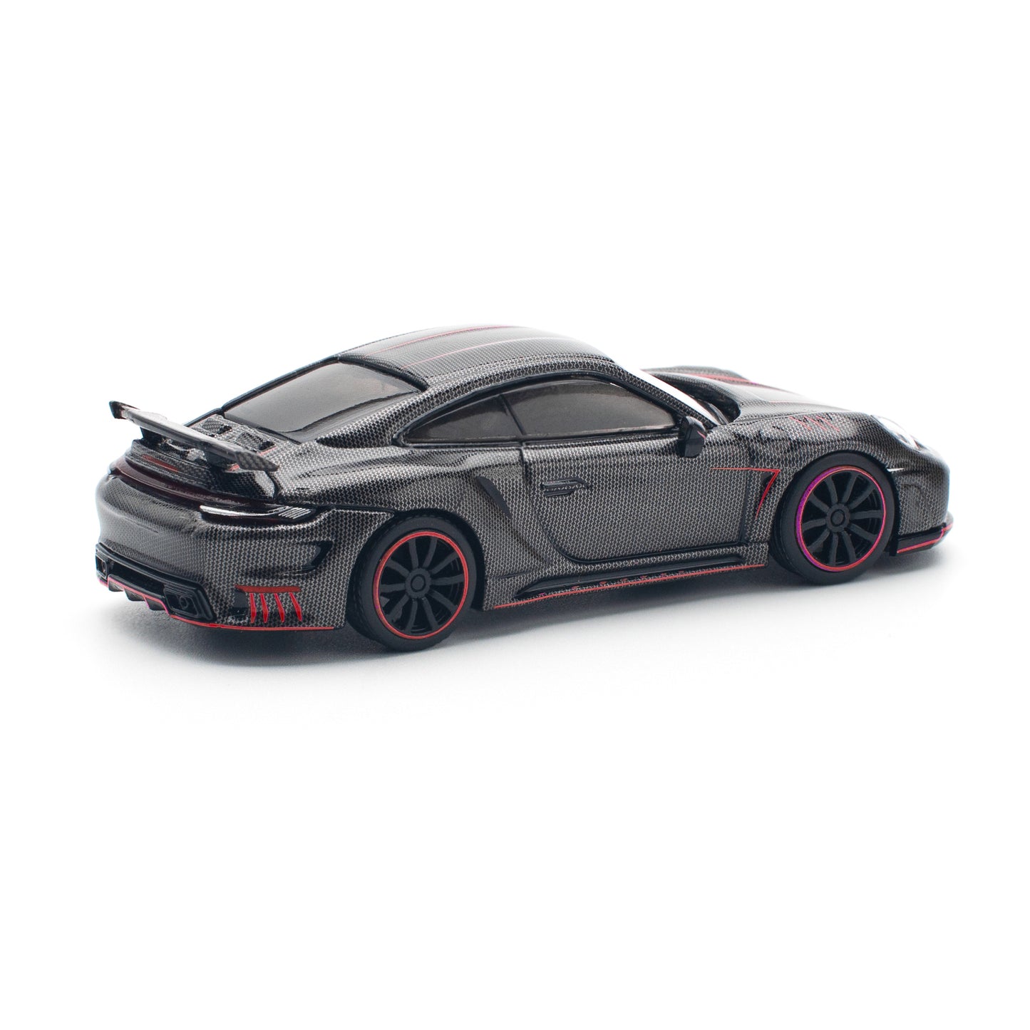 Pop Race 1:64 992 Stinger GTR Carbon Edition Redline PR640192