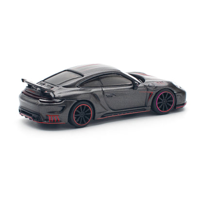 Pop Race 1:64 992 Stinger GTR Carbon Edition Redline PR640192