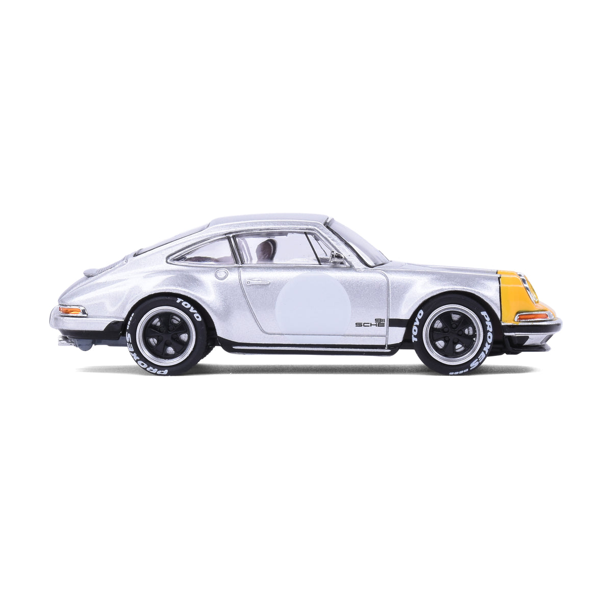 Pop Race 1:64 Singer 911 SCCS Homage Yellow/Silver