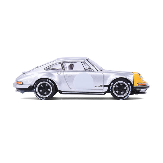 Pop Race 1:64 Singer 911 SCCS Homage Yellow/Silver