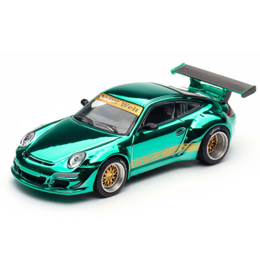 Pop Race 1:64 997 RWB Spectra Flame Teal TASHK 2025 PR640224