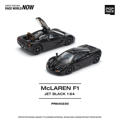 Pop Race 1:64 McLaren F1 Jet Black PR640230