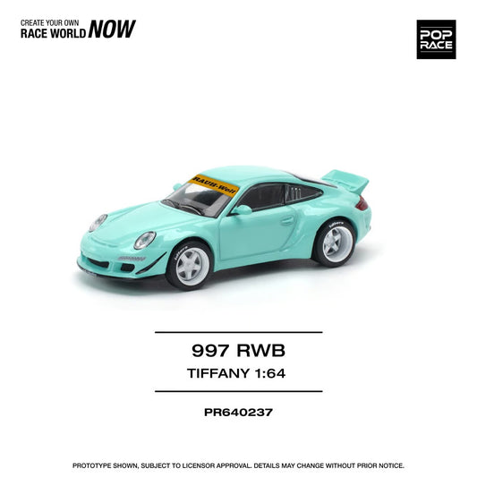 Pop Race 1:64 997 RWB Tiffany Blue PR640237