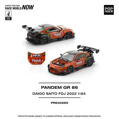 Pop Race 1:64 Pandem GR86 Daigo Saito FDJ 2022