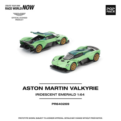 Pop Race 1:64 Aston Martin Valkyrie Iridescent Emerald