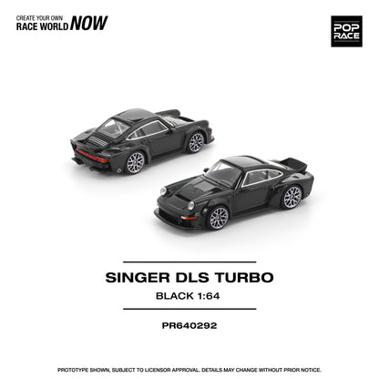 Pop Race 1:64 Singer DLS Turbo Road Black