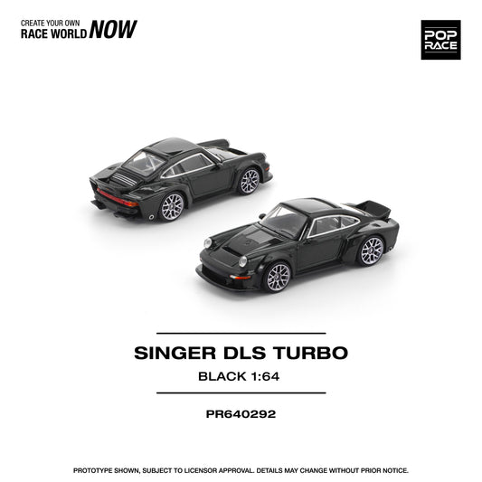 Pop Race 1:64 Singer DLS Turbo Road Black