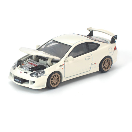 [PRE ORDER] Pop Race 1:64 Honda DC5 Mugen White PR640306