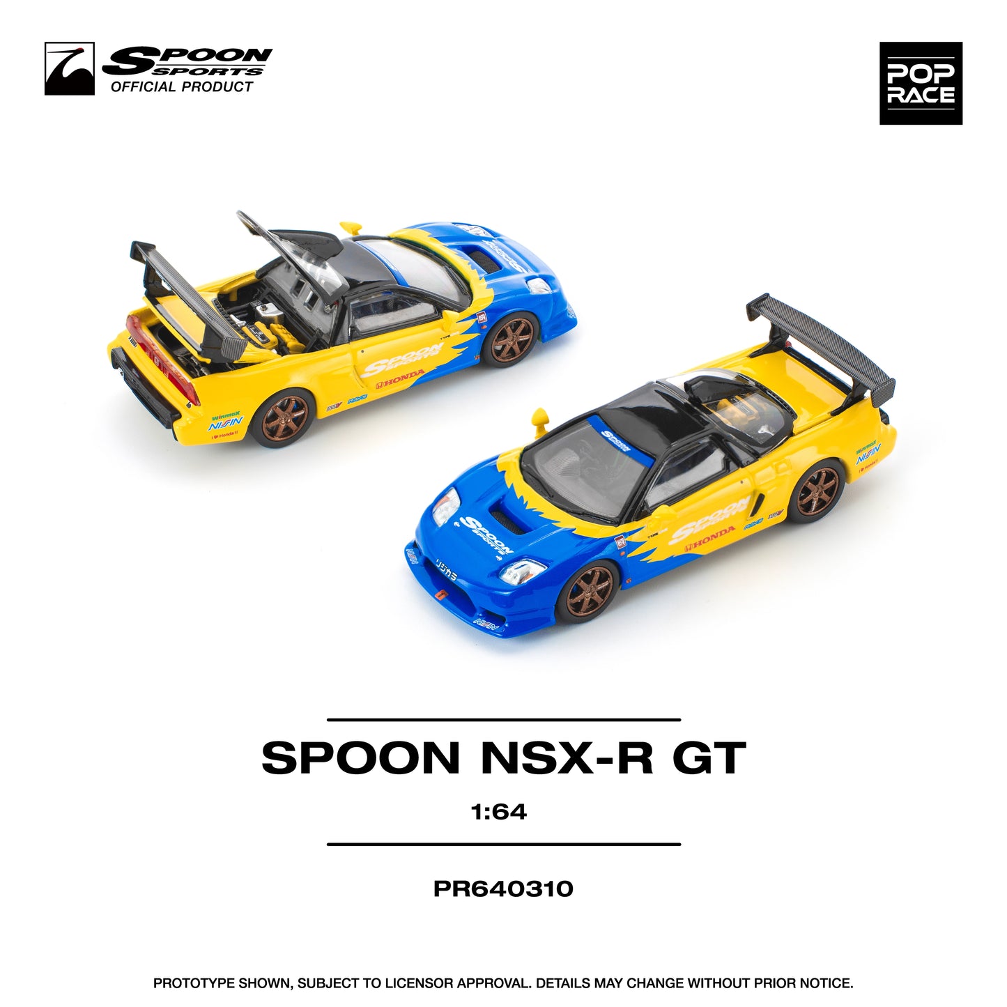 Pop Race 1:64 Spoon NSX-R GR PR640310