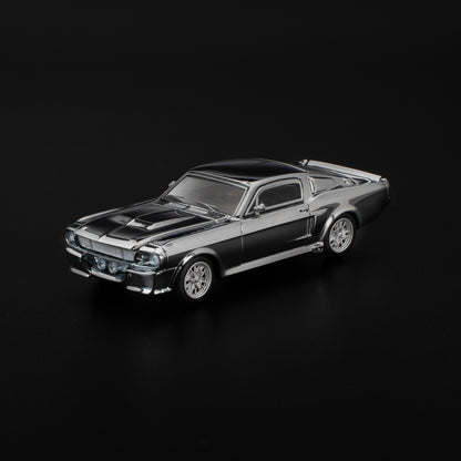Pop Race 1:64 Shelby Mustang GT500 Silver Chrome