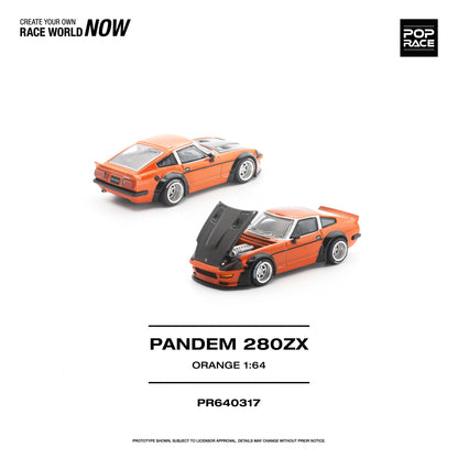 [PRE ORDER] Pop Race 1:64 Pandem 280ZX Orange