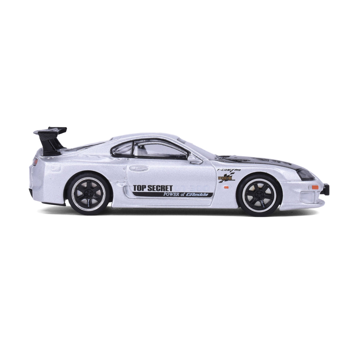 Pop Race 1:64 Top Secret GT300 Toyota Supra Silver
