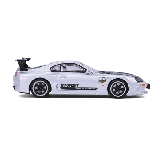Pop Race 1:64 Top Secret GT300 Toyota Supra Silver