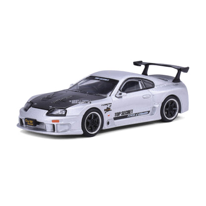 Pop Race 1:64 Top Secret GT300 Toyota Supra Silver