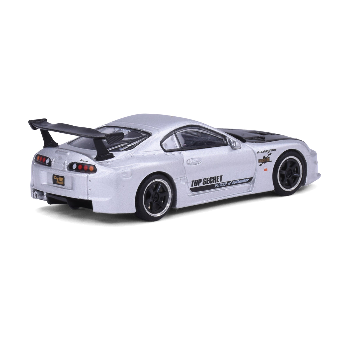 Pop Race 1:64 Top Secret GT300 Toyota Supra Silver
