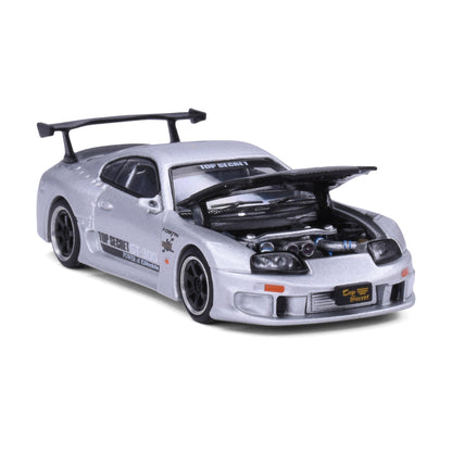 Pop Race 1:64 Top Secret GT300 Toyota Supra Silver