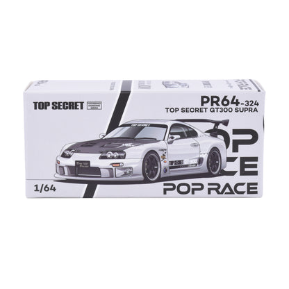 Pop Race 1:64 Top Secret GT300 Toyota Supra Silver