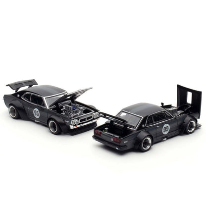 Pop Race 1:64 Skyline GT-R V8 Drift (Hakosuka) and Datsun Laurel C130 PR640351 and PR640352