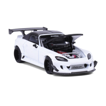 Pop Race 1:64 Pandem Honda S2000 Softtop White Tooling Variant