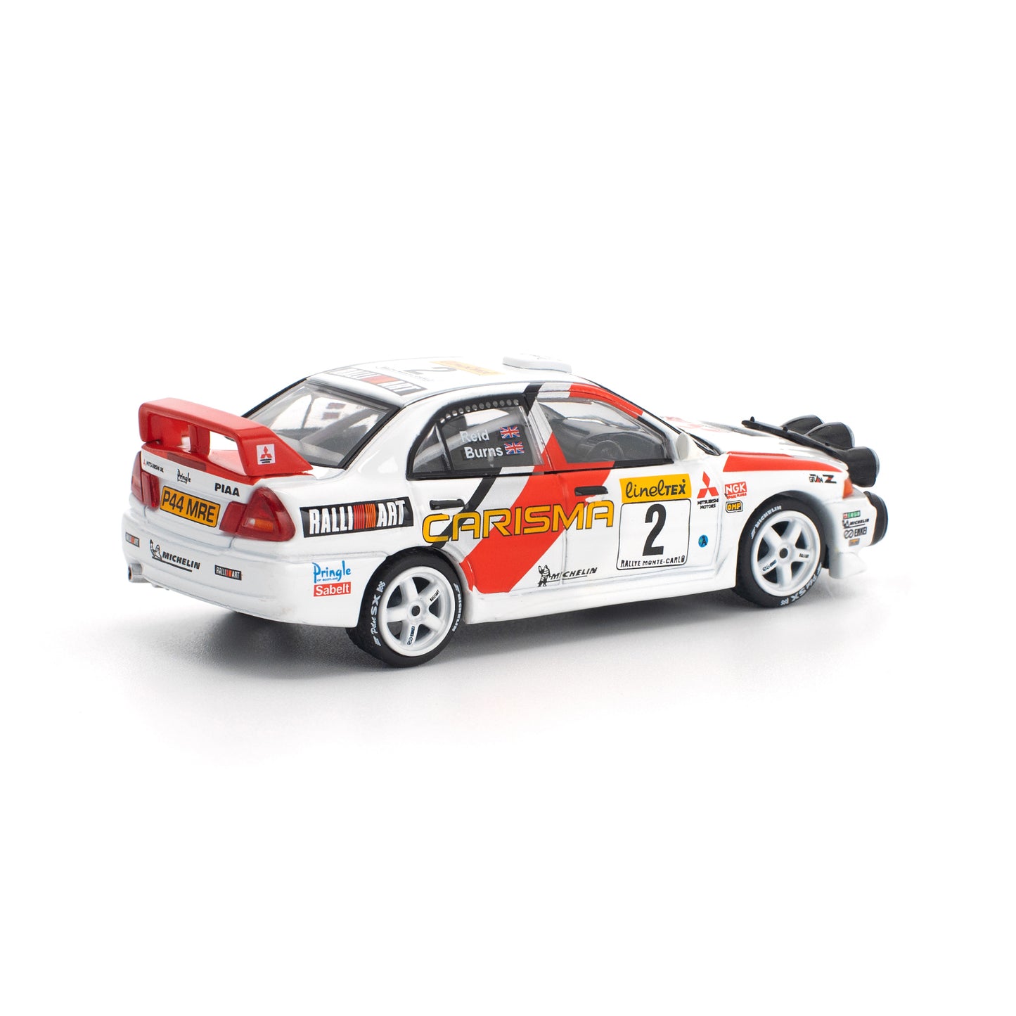 Pop Race 1:64 Mitsubishi Lancer Evolution IV 1998 Monte Carlo Rally