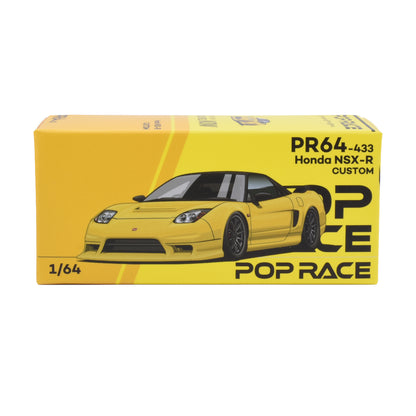 Pop Race 1:64 Honda NSX-R Yellow