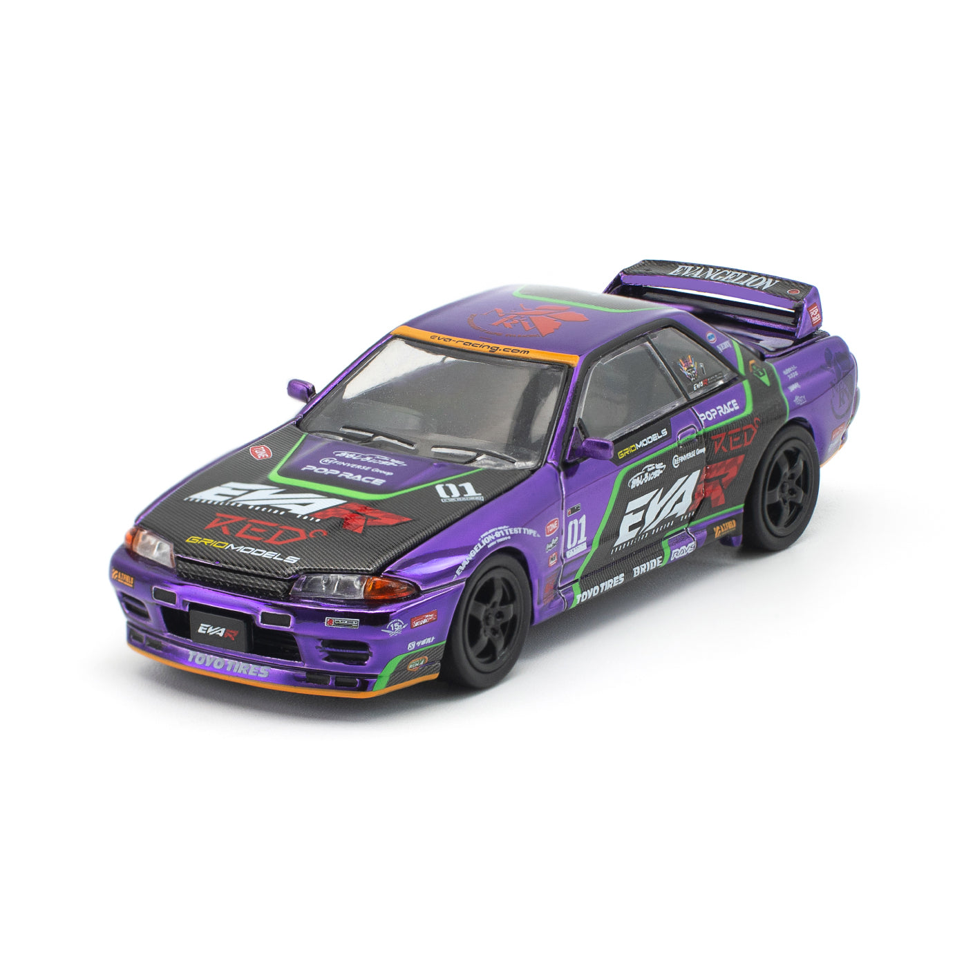 [PRE ORDER] Pop Race 1:64 Eva RT Test Type-01 Skyline R32