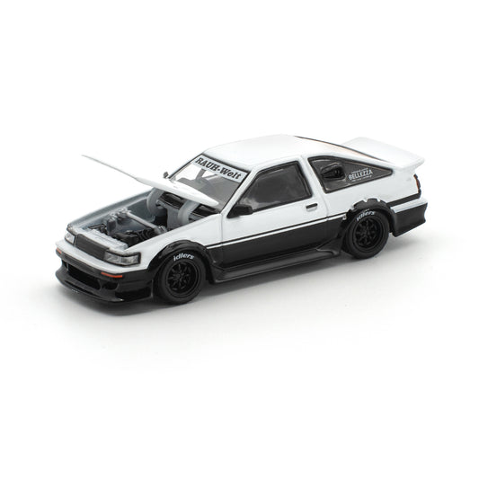 [PRE ORDER] Pop Race 1:64 RWB AE86 White Black PR640496