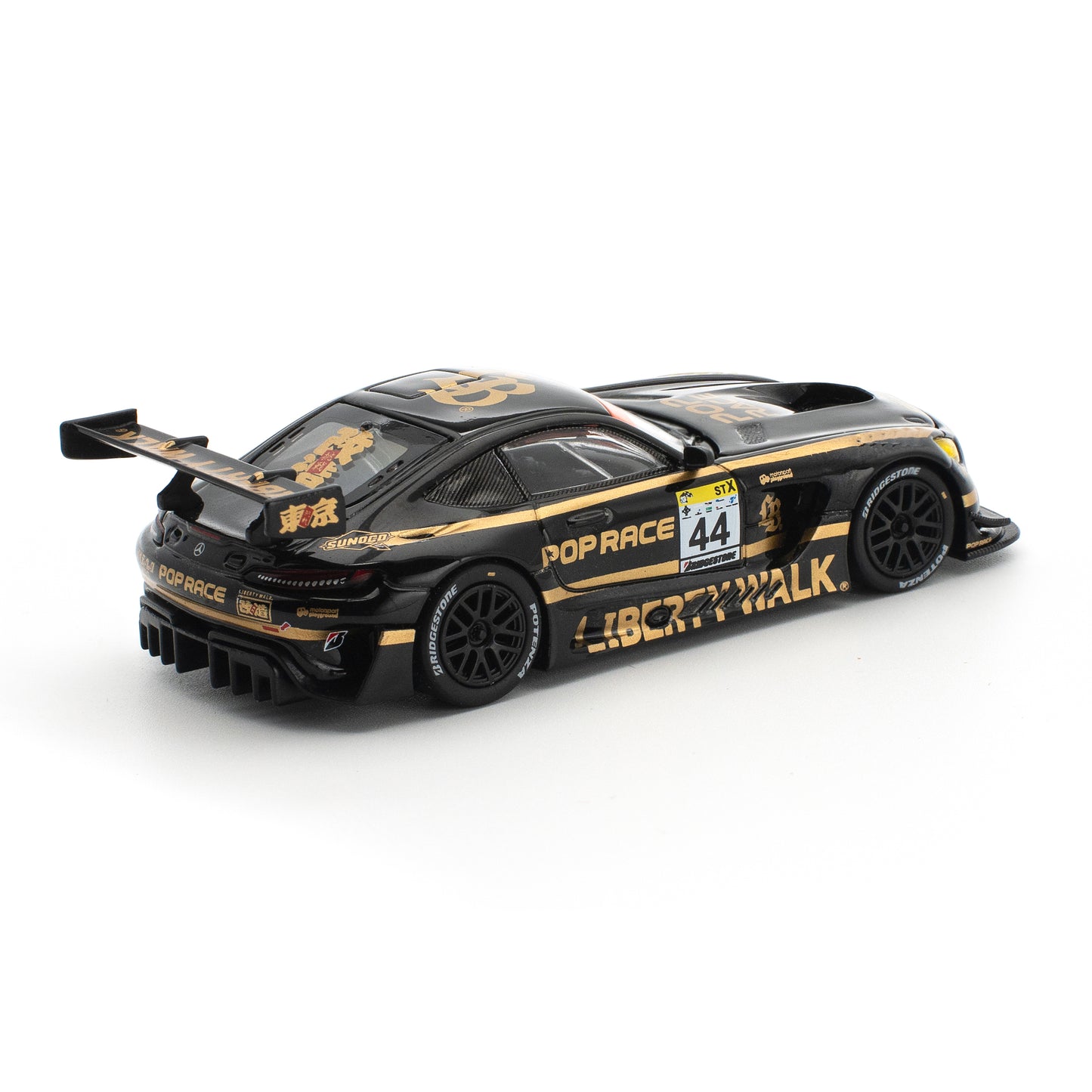 [PRE ORDER] Pop Race 1:64 LBWK AMG GT3 Evo Black