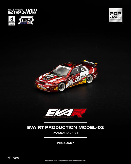 Pop Race 1:64 EVA RT Production Model-02 Pandem S13 TMCS Malaysia 2026 Special Edition
