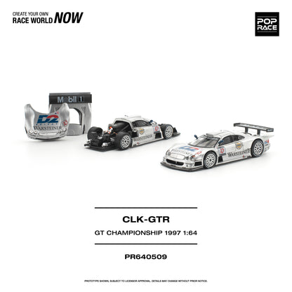 [PRE ORDER] Pop Race 1:64 Mercedes-Benz AMG CLK GTR FIA GT Championship 1997