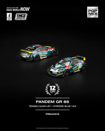 Pop Race 1:64 Pandem GR86 TMCS Malaysia 2026 Special Edition