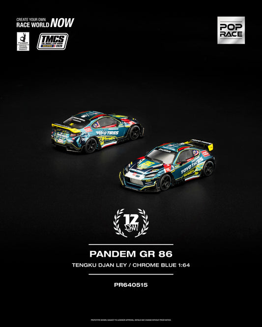 Pop Race 1:64 Pandem GR86 TMCS Malaysia 2026 Special Edition