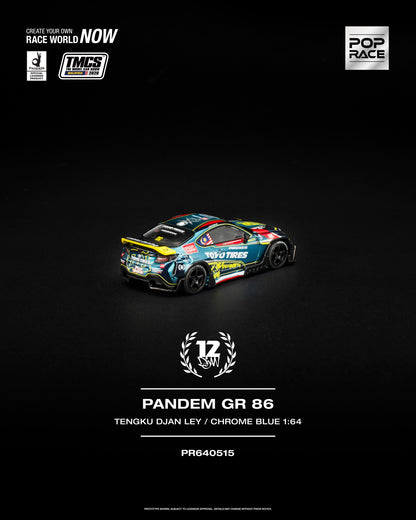 Pop Race 1:64 Pandem GR86 TMCS Malaysia 2026 Special Edition