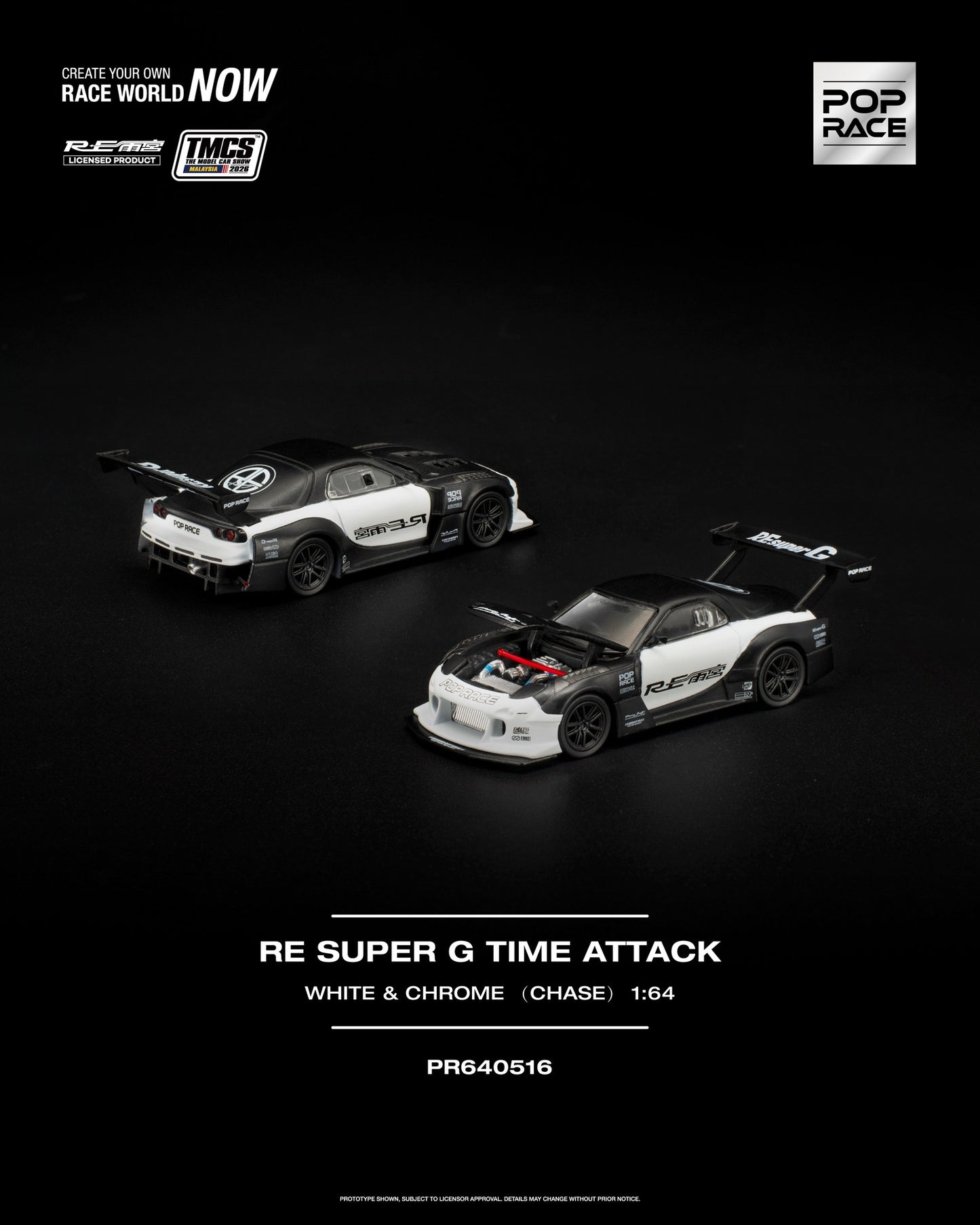 Pop Race 1:64 Re Super G Time Attack TMCS Malaysia 2026 Special Edition