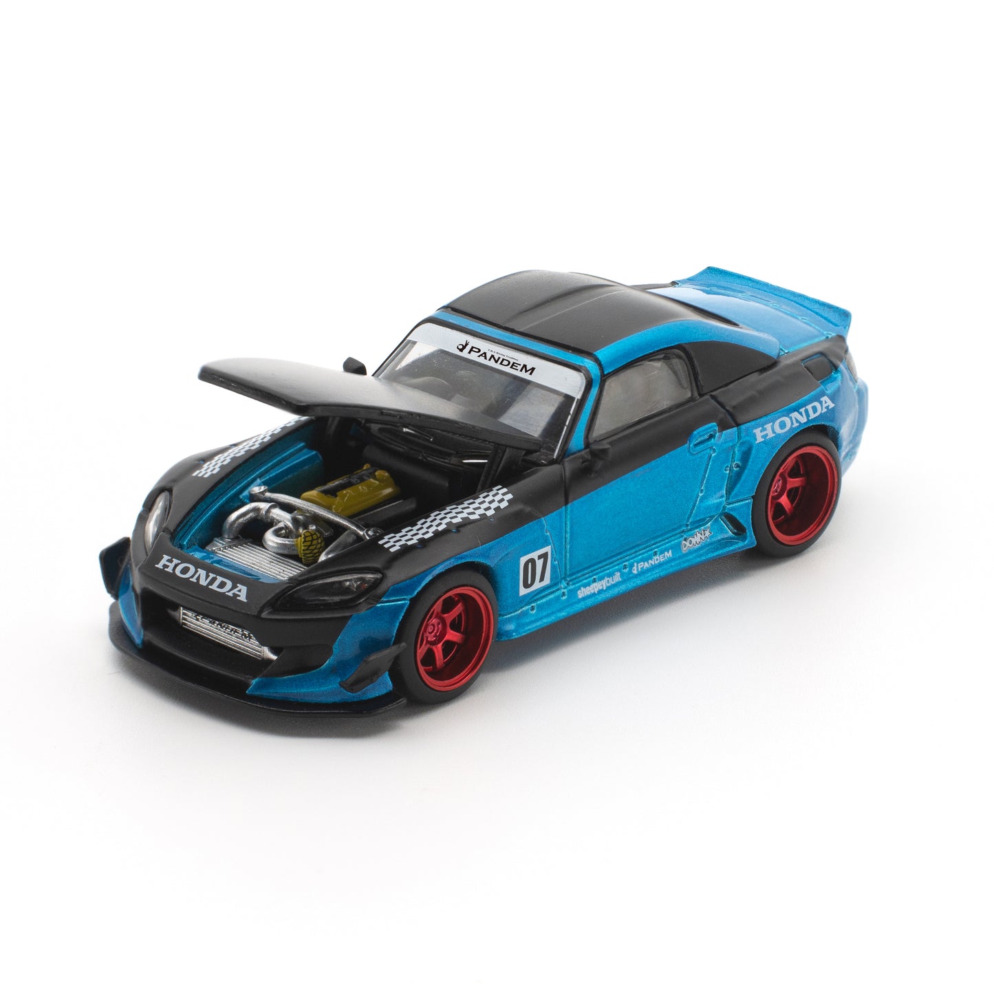 [PRE ORDER] Pop Race 1:64 Pandem S2000 Metallic Blue