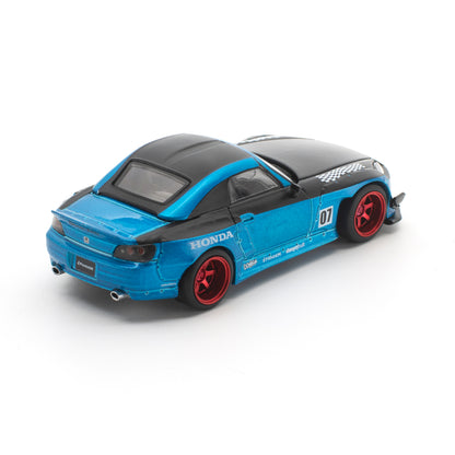 [PRE ORDER] Pop Race 1:64 Pandem S2000 Metallic Blue