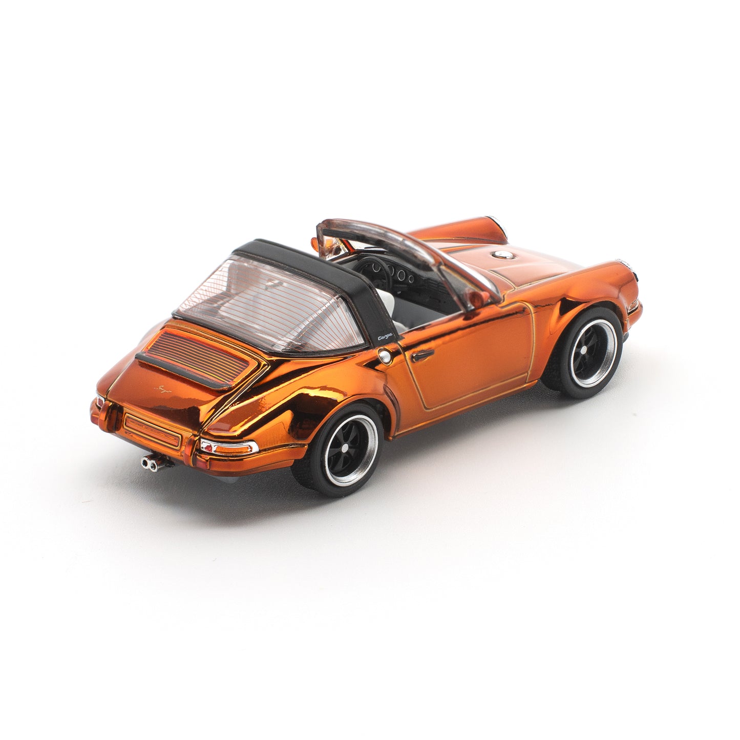 [PRE ORDER] Pop Race 1:64 Singer Targa Bronze Chrome