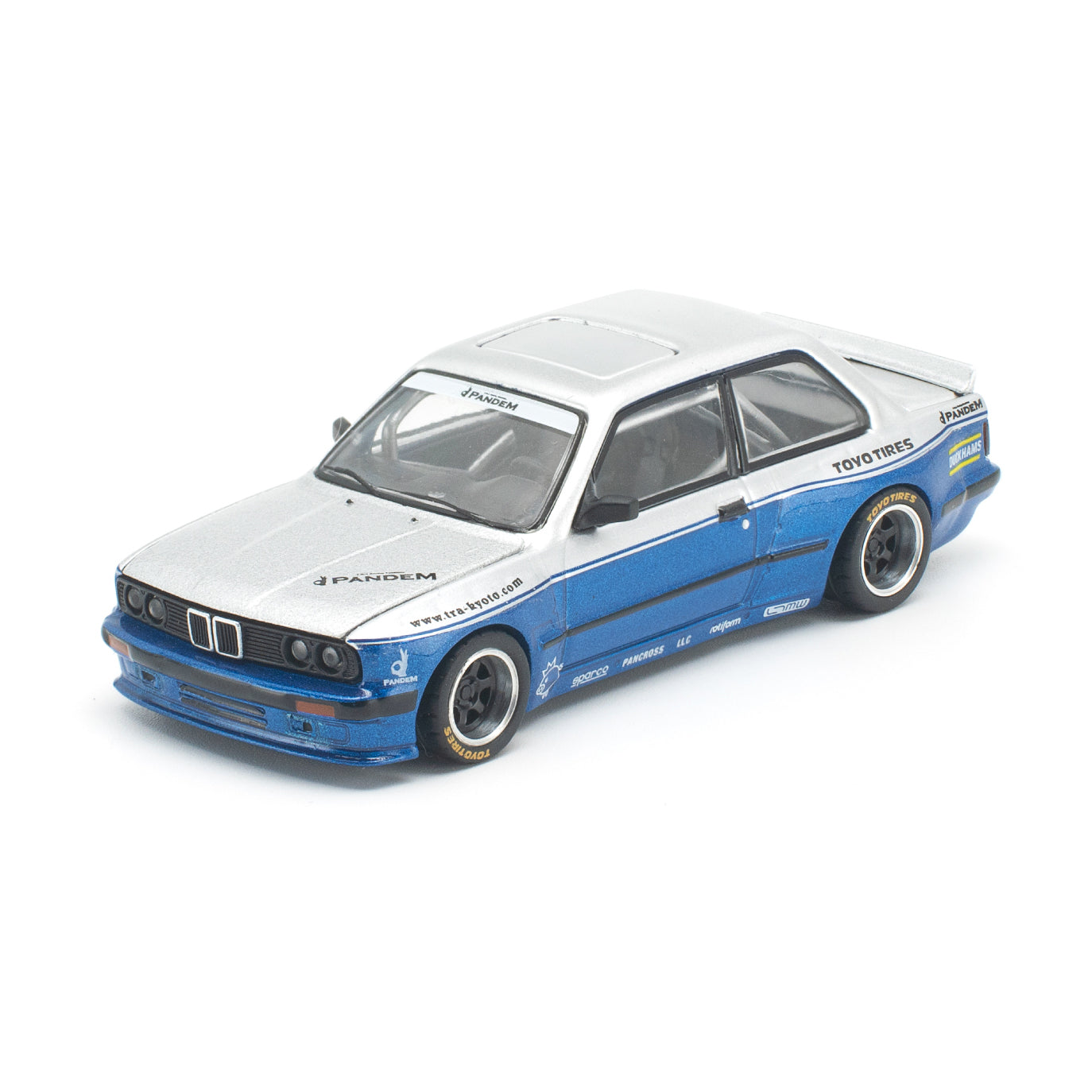 [PRE ORDER] Pop Race 1:64 Pandem E30 Silver